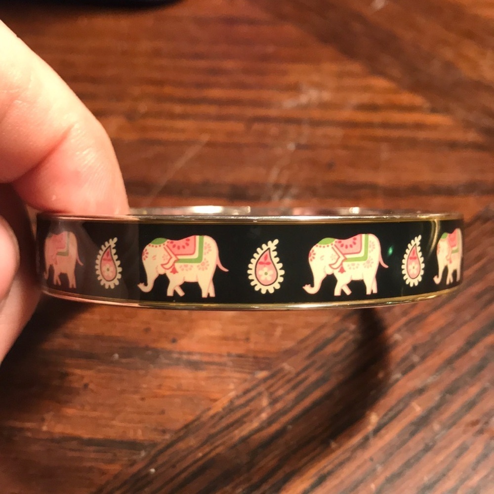 Vera Bradley elephant metal bangle